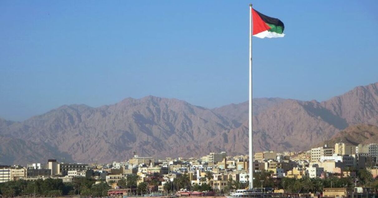 Jordan-in-march-jordan-national-flag-on-aqaba-coastline