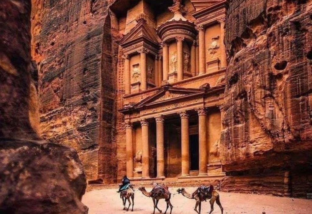 camel-riding-petra-jordan