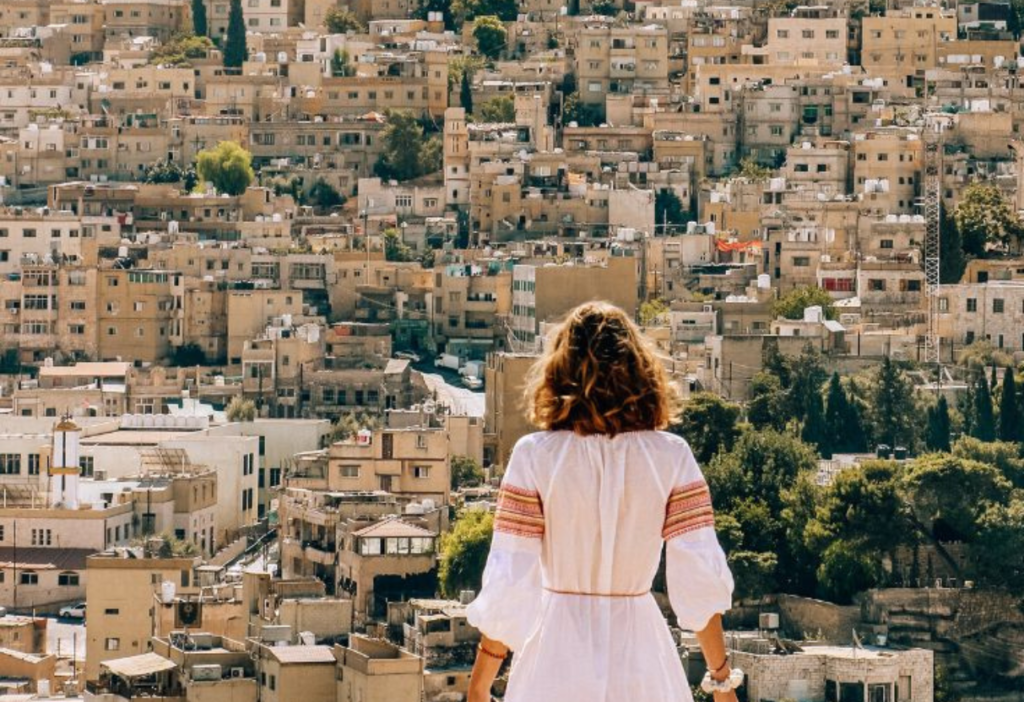 the-girl-looking-in-amman-citadel-Jordan