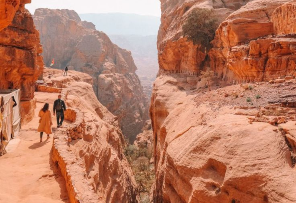 visiting-the-monastery-in-the-mountains-at-petra-jordan