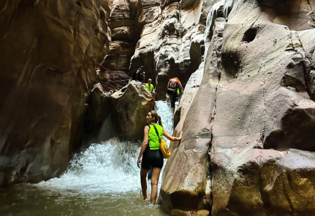 wadi-mujib-jordan-the Siq Trail Waterfalls